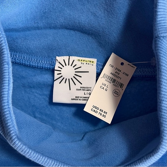 OFFLINE By Aerie Cloud Fleece Oversized Mockneck Sweatshirt - Picture 7 of 8